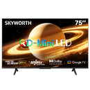 SKYWORTH 75X6600H QD-Mini LED 4K Smart TV, Matte Anti-Glare Display, 120Hz Turbo Mode, AI 4K Upscaling, AI Color Enhancement，Google TV, Dolby Atmos+Dolby Vision, 30W Speakers，HDMI2.1-1