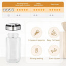 CARLA HOME Rotating Spice Rack Organizer with 12 Glass Jars for Kitchen Countertop-4