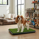 CARLA HOME Dog Grass Pad with Tray - 3-Layer - Outdoor - Puppy Potty Pad Grass-2