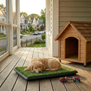 CARLA HOME Dog Grass Pad with Tray - 3-Layer - Outdoor - Puppy Potty Pad Grass-9