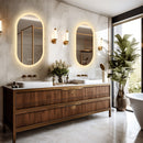 1000x500mm LED Bathroom Mirror Oval Anti-Fog Dimmable Wall Mount-10