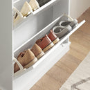 2 Drawer Shoe Cabinet Storage Unit-6