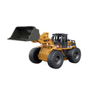 Remote Control Model Bulldozer Truck (Yellow), Driving Cab and Scoop-1