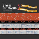 Plastic Welder Garage Tool Hot Staple Staplers Bumper Repair Welding Machine Kit-3