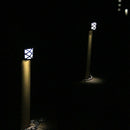 Outdoor Solar Wall Lights Door Garden Step Bright 6 LED Fence Light Path Lamp AU-6