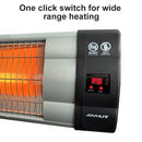Infrared Electric Wall Heater Patio Bathroom Heat Waterproof Strip with Remote-4