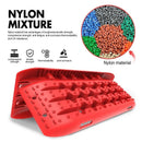 X-BULL KIT1 Recovery track Board Traction Sand trucks strap mounting 4x4 Sand Snow Car RED-5