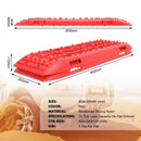 X-BULL KIT1 Recovery track Board Traction Sand trucks strap mounting 4x4 Sand Snow Car RED-6