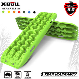 X-BULL Recovery tracks Sand tracks 2pcs Sand / Snow / Mud 10T 4WD Gen 3.0 - Green