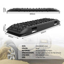 X-BULL Recovery Tracks Sand Track Mud Snow 2 pairs Gen 2.0 Accessory 4WD 4X4 - Black-4