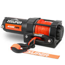 ZESUPER 12V Winch 4500LBS Electric Winch ATV Winch Synthetic Rope BOAT Trailer-3