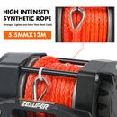 ZESUPER 12V Winch 4500LBS Electric Winch ATV Winch Synthetic Rope BOAT Trailer-7