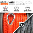 ZESUPER 12V Winch 4500LBS Electric Winch ATV Winch Synthetic Rope BOAT Trailer-8