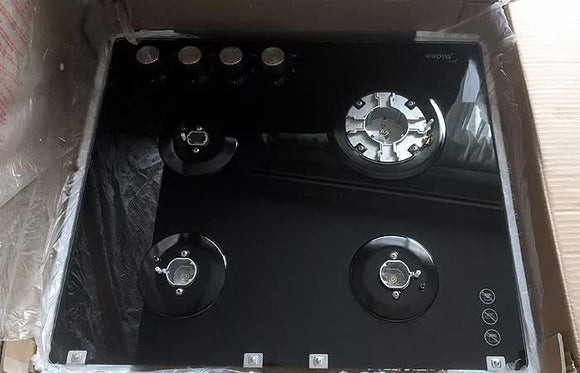 Gas Glass Cooktop 60cm Black