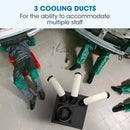 POLYCOOL 6.5kW Portable Industrial Spot Cooler, with Triple Cooling Ducts, 15A Plug-9