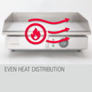 THERMOMATE Electric Griddle Grill BBQ Hot Plate Commercial Stainless Steel-8
