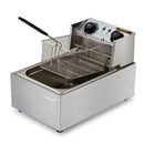 EuroChef Commercial Electric Deep Fryer Frying Basket Chip Cooker Fry Scoop-1
