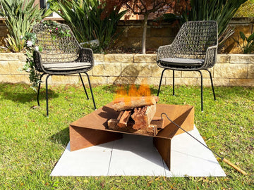 Firepit with Ash Tray with 0.11 Mild Steel" - 0