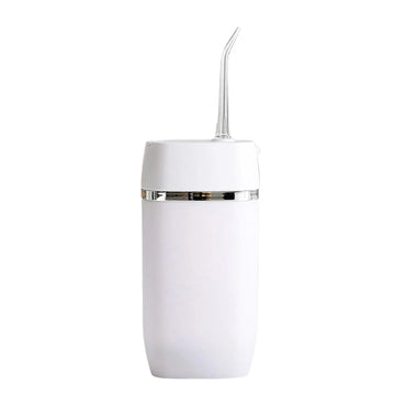 Orku Mini Cordless Water Flosser Oral Irrigator White - 5 Nozzles