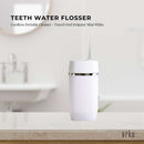 Teeth Water Flosser Rechargeable Cordless Cleaner - Travel Oral Irrigator White-2