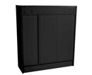 Sarantino 21 Pairs Shoe Cabinet Rack Storage Organiser 80 x 30 x 90cm in Black-5