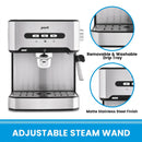 Pronti 1.6L Automatic Coffee Espresso Machine with Steam Frother-4