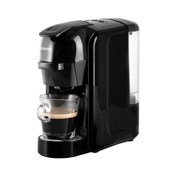 Pronti HomeMaid 3-in-1 Coffee Machine Multi-Capsule Pods and Ground Coffee Nespresso & Caffitaly Compatible CM-511HM