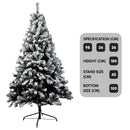 Christabelle Snow-Tipped Artificial Christmas Tree 1.8m - 850 Tips-3