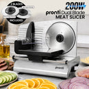 Pronti Electric Deli and Food Slicer with Adjustable Thickness - White-2