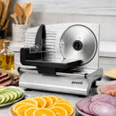 Pronti Electric Deli and Food Slicer with Adjustable Thickness - White-12