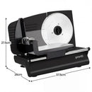 Pronti Electric Deli and Food Slicer with Adjustable Thickness - Black-3