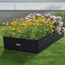 Wallaroo 150 x 90 x 30cm Galvanized Steel Garden Bed - Black-8