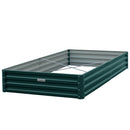 Wallaroo Garden Bed 240 x 120 x 30cm Galvanized Steel - Green-1