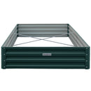 Wallaroo Garden Bed 240 x 120 x 30cm Galvanized Steel - Green-2