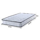 Laura Hill King Single Size Mattress Pocket Spring High Density Foam For Bed-2