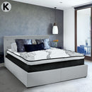 Laura Hill King Single Double Mattress Bed Size Euro Top 5 Zone Spring Foam 32cm-2