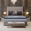 Laura Hill King Single Mattress Bed Size Euro Top 5 Zone Spring Foam 34cm-11