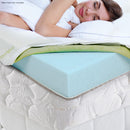 Laura Hill Cool Gel Memory Foam Mattress Topper Bamboo Fabric Cover Double-8