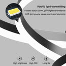 Black 5 Rings Minimalist LED Pendant Light Adjustable Circular Chandelier-2