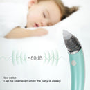 Baby Nasal Aspirator Electric Safe Hygienic Nose Cleaner Snot Sucker For baby (Green)-6