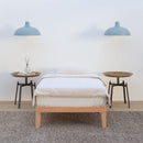 Single Size Warm Wooden Natural Bed Base Frame – Single-3