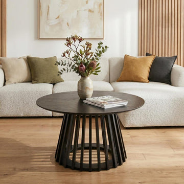 Palmer Slatted Sphere Coffee Table - 0
