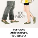 5X Rexy Daily No Show Ankle Socks Medium Non-Slip Breathable MULTI COLOUR-8