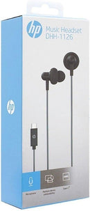 HP DHH-1126-BK TUSB-C Headphones Black with Microphone-5