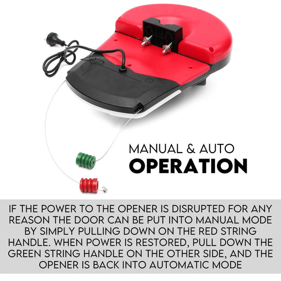 Automatic Roller Door Opener Garage Powerful 1200N Motor Garage 22m2; Rolling AU