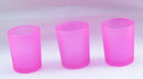 10 Pack Pink Frosted Glass Votive Tealight Candle Holders House Party Centerpiece Xmas Wedding Decor Glass Candlestick Party Decorations Bridal Valentines Event-5