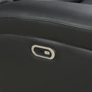 3-2-1 Seater Electric Leather/PVC Black Recliner Set-7