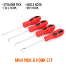 4x Car Pick and Hook Set O Ring Seal Remover Gasket Puller Remover Set-2