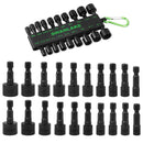 Swanlake 20Pcs Garden Tools Power Nut Driver Set Impact Drill SAE and Metric(will be no tracking)-1