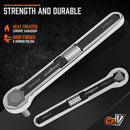 HORUSDY 2Pcs Universal Wrench Set SAE & Metric Spanner Hex E-Torx Triangle-4